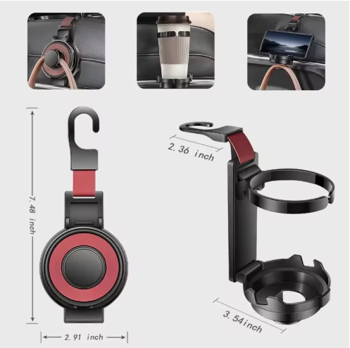 Uchwyt Samochodowy - Smartfon, Napój, Torba